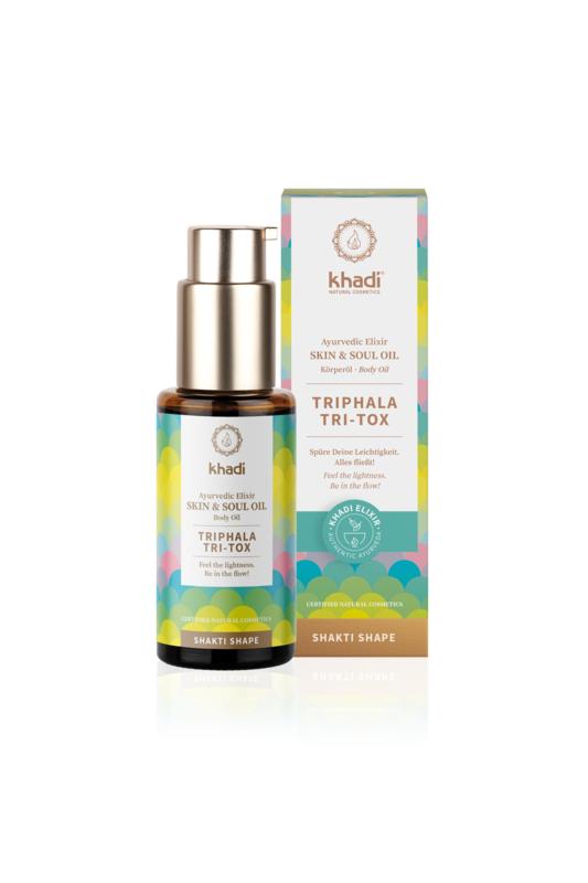 Khadi Ayurvedic elixir skin & soul body oil triphala