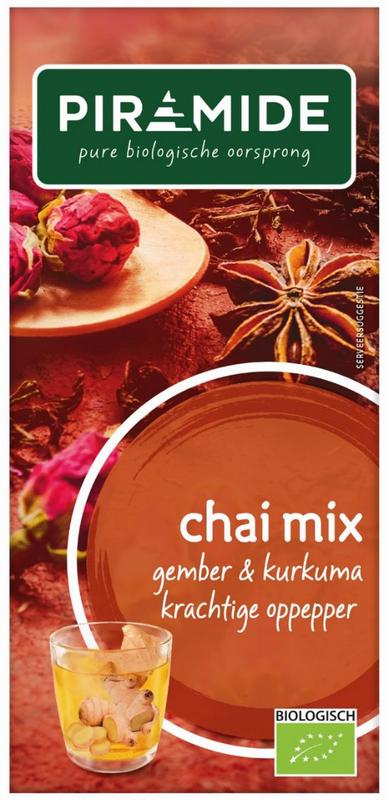 Piramide Chai mix kurkuma bio