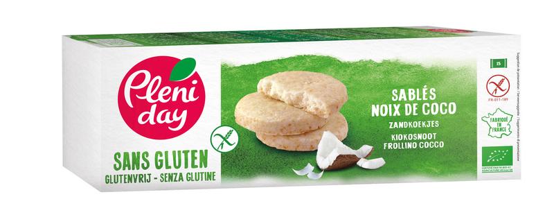 Pleniday Zandkoekjes kokos glutenvrij bio