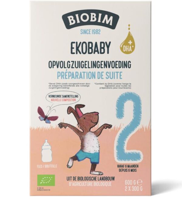Biobim Ekobaby 2 opvolg zuigelingenvoeding 6+ maanden bio