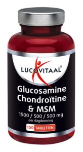 Lucovitaal Glucosamine/chondroitine/MSM