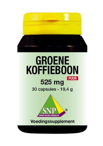 SNP Groene koffiebonen 525 mg puur
