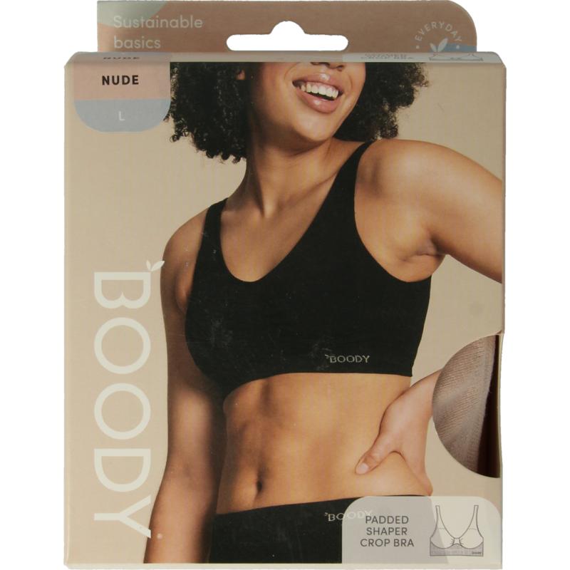 Boody Padded shaper crop bh blush large