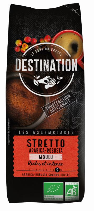 Destination Koffie stretto gemalen bio