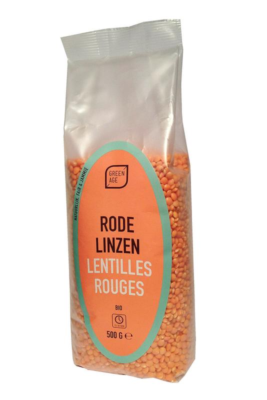 Colruyt Rode Linzen Greenage Rode linzen bio - Foodimus