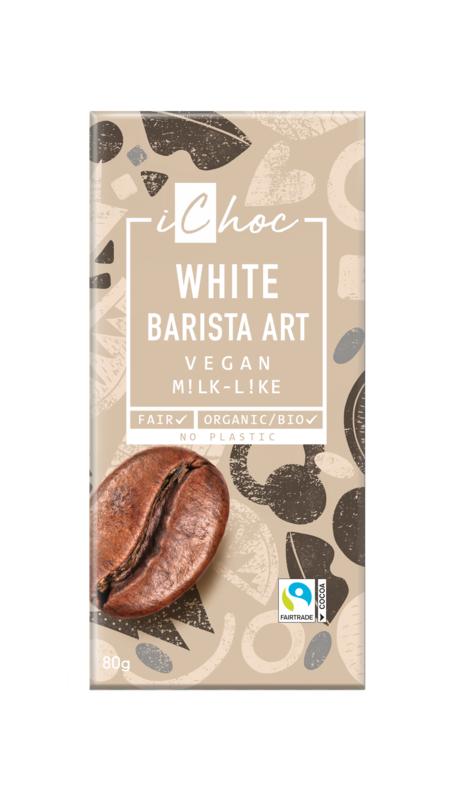 Ichoc White barista art bio