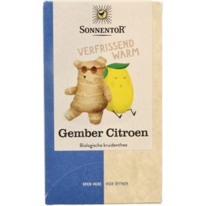 Sonnentor Gember citroen thee bio