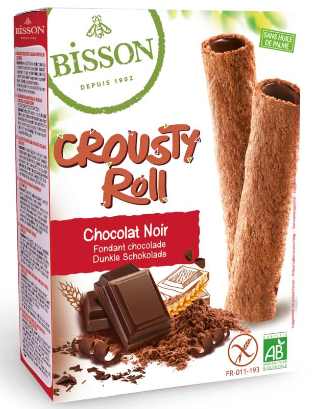 Bisson Crousty roll pure chocolade bio