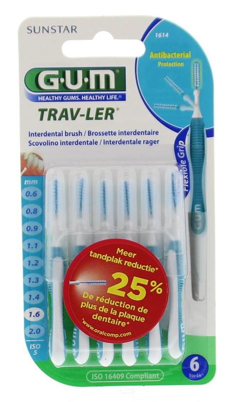 GUM Trav-ler rager 1.6 mm (blauw)