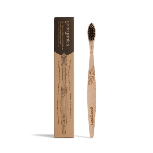 Georganics Toothbrush soft beechwood