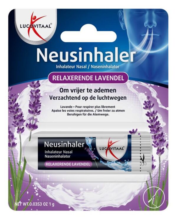 Lucovitaal neusinhaler relax lavendel