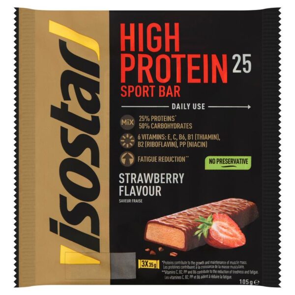 Isostar Isostar high prot bar strawber