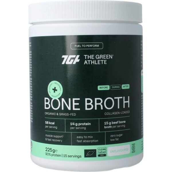 Green Athlete Beef bone broth bio