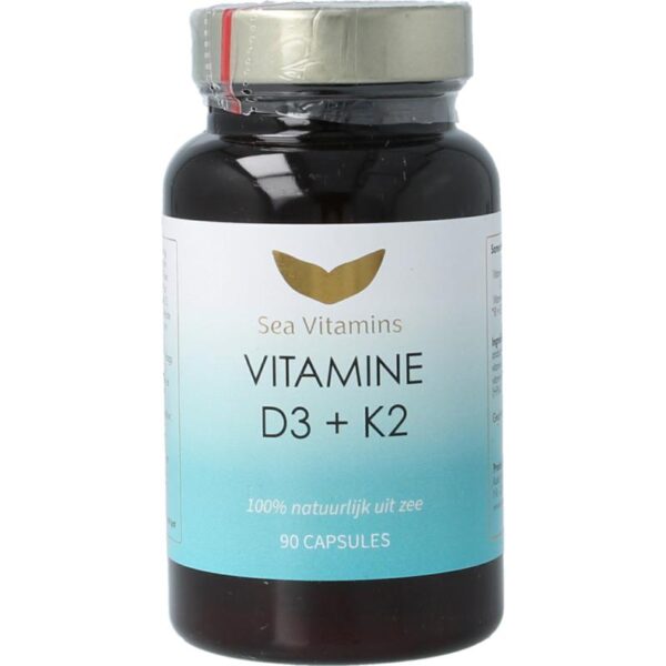 Sea Vitamins vitamine d3 + k2 uit zee