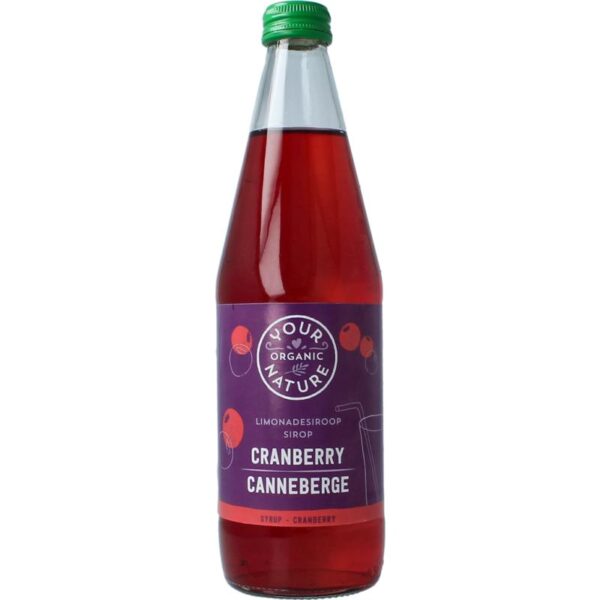 Your Organic Nat Limonadesiroop cranberry bio