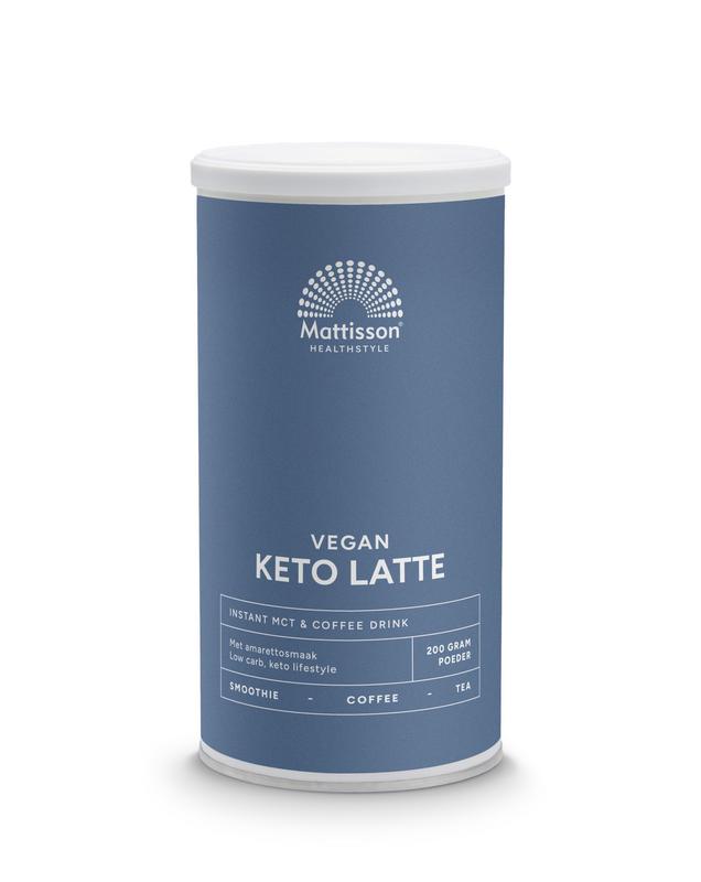 Mattisson Vegan keto latte instant MCT & coffee drink