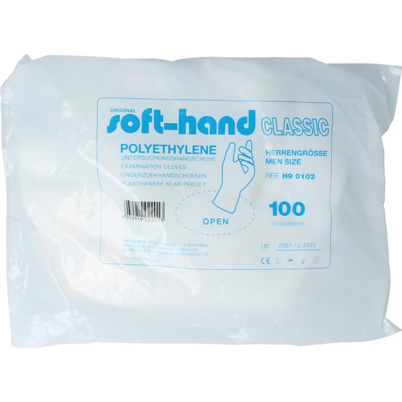 Softhand Onderzoekhandschoen poly heren