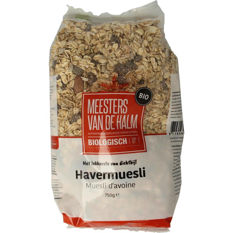 De Halm Havermuesli bio