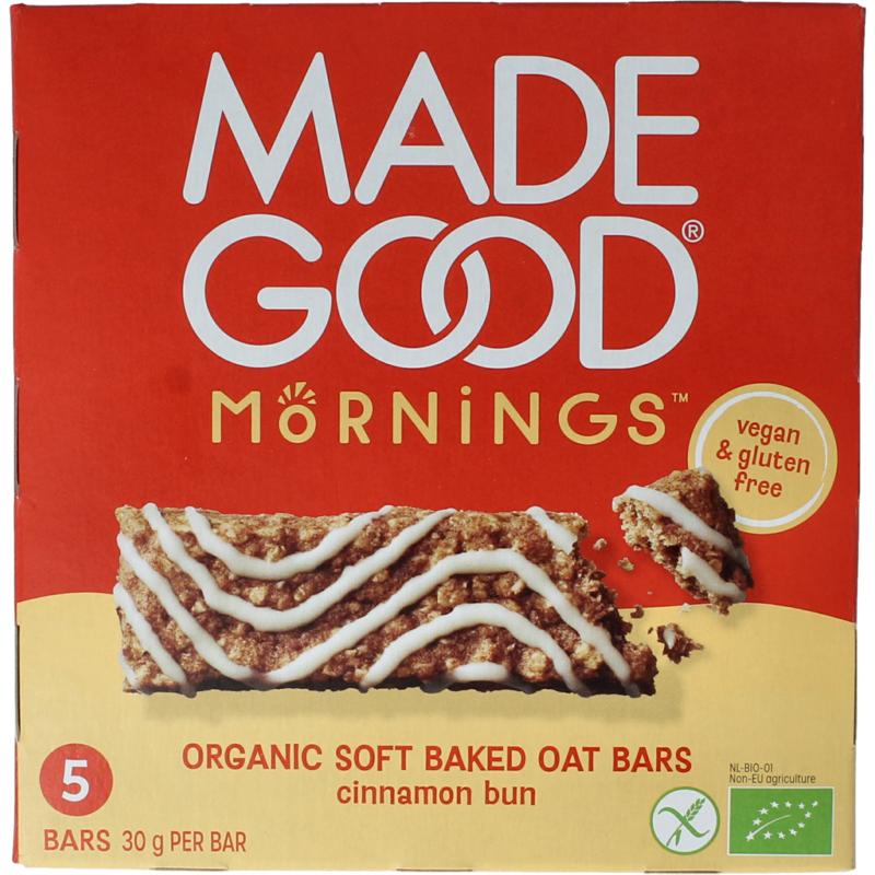 Madegood Morning bar cinnamon bun bio