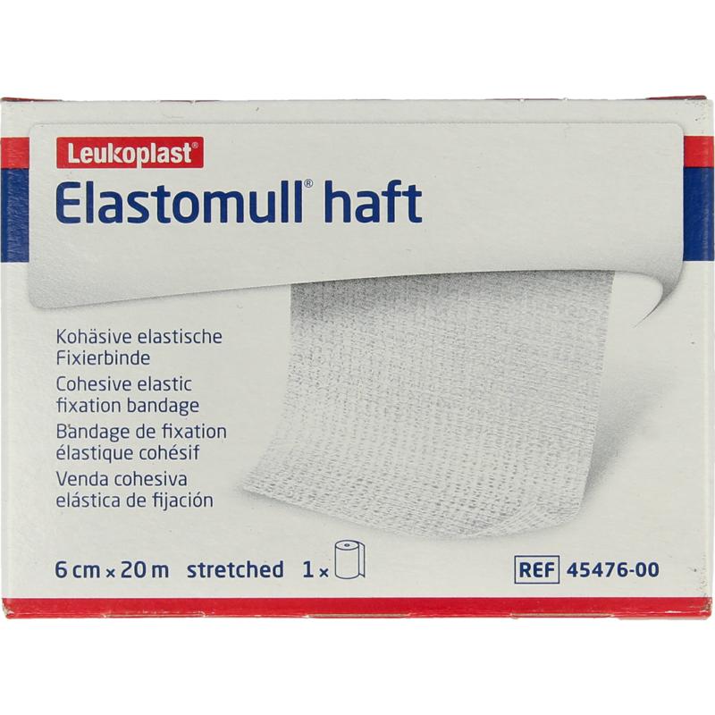 Elastomull Fixatiewindsel haft 20m x 6cm 45476 beige/wit