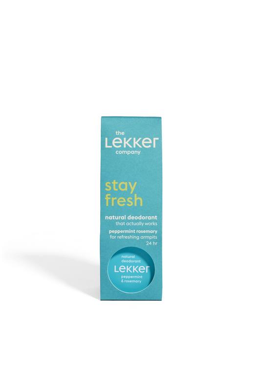 Lekker Company Deodorant pepermunt & rozemarijn